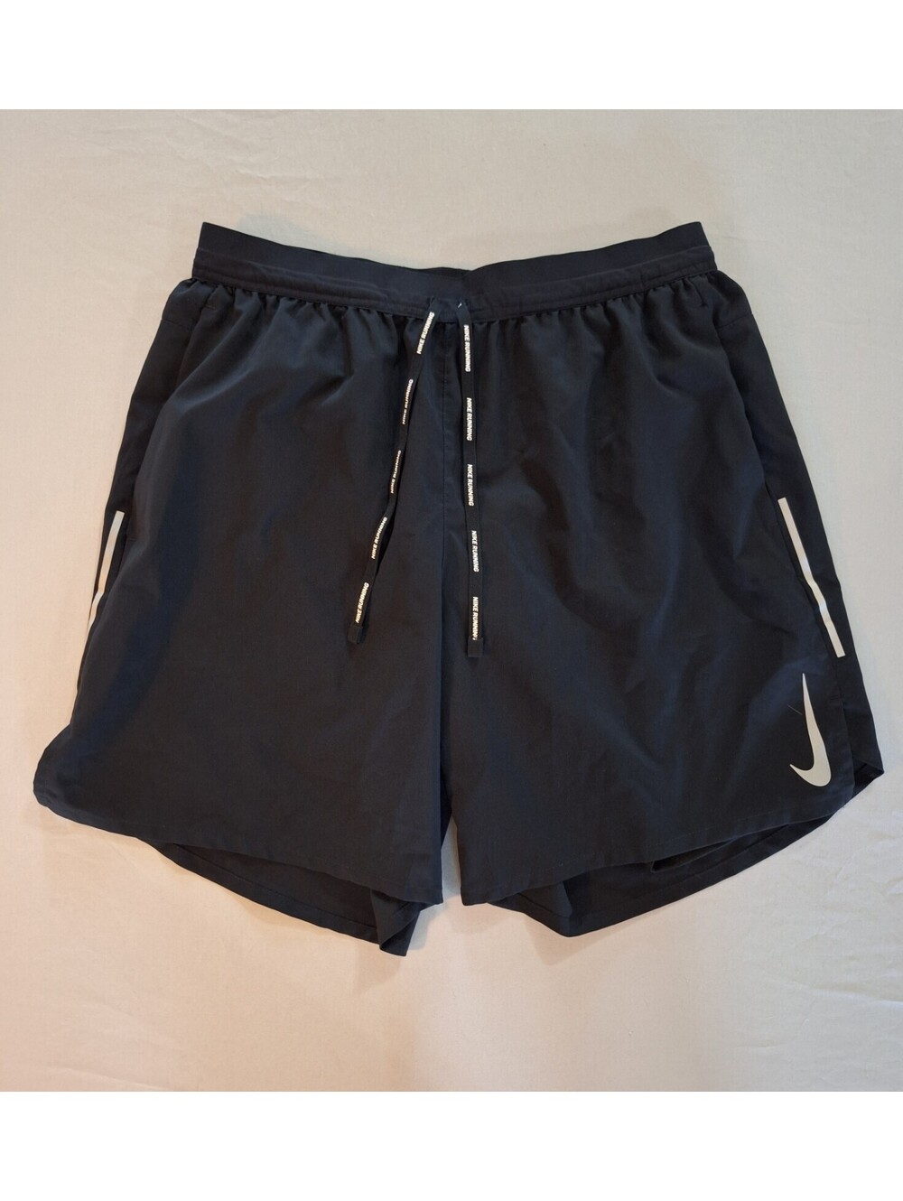 Nike Flex Stride Brief-Lined Mens Large Running Shorts Hidden Zipper Pocket